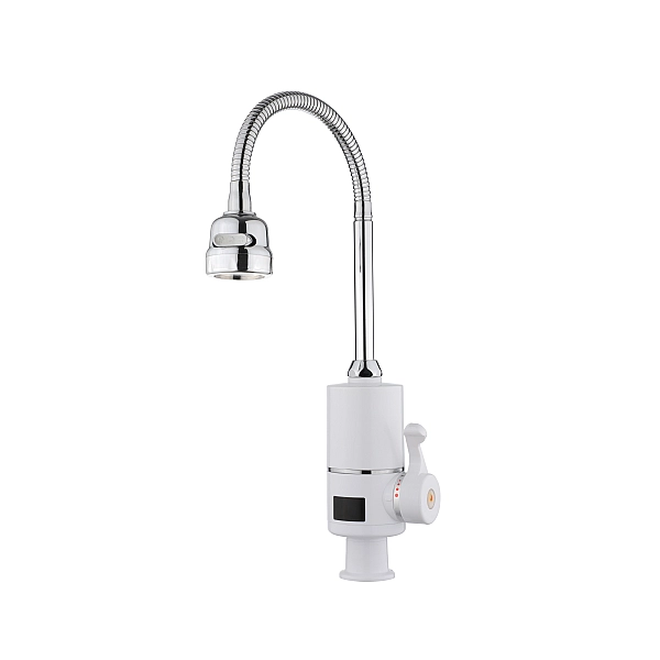Проточний кран-водонагрівач  для кухні на три режими Lidz Warm 062  LDWAR062WCR49099 White/Chrome - Фото - 3