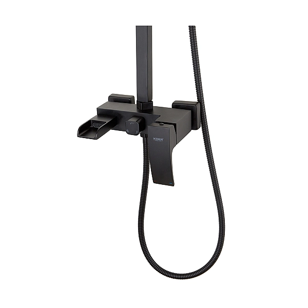 Душова колона із змішувачем водоспад Koer KB-58007-05 (Колір чорний) (KR3463) - Фото - 9