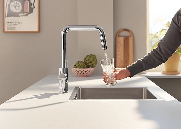 Змішувач для кухні для подачі технічної і фільтрованої води Grohe Blue Pure Eurosmart (30583000)  - Фото - 4