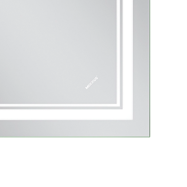 Дзеркало Mixxus Premium QUADRO MR20-90x70-Reverse з Led Touch, Anti-fog, димером, регулятором яскравості (MP6621) - Фото - 12