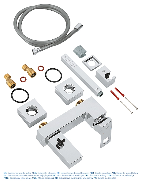 Змішувач для ванни Grohe Eurocube (23141000) - Фото - 4