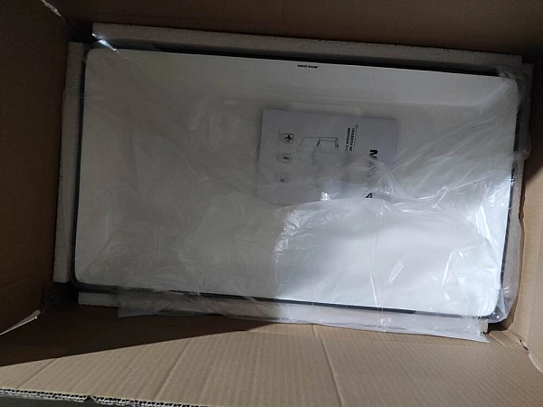 Раковина накладна Mixxus Premium QUADRO-0107 EDGE BLACK 600х340х110mm (MP6521) - Фото - 8