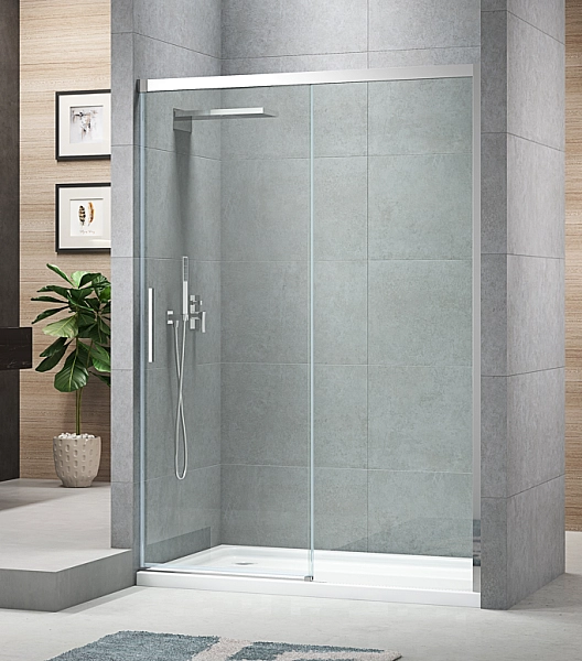 Двері в нішу Koer SR SD05-120x200-TR-01 прозоре скло Easy Clean 6мм, хром (KR5405) - Фото - 21