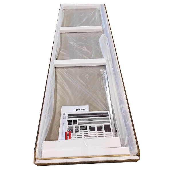 Двері в нішу Koer SR SD05-120x200-TR-01 прозоре скло Easy Clean 6мм, хром (KR5405) - Фото - 27