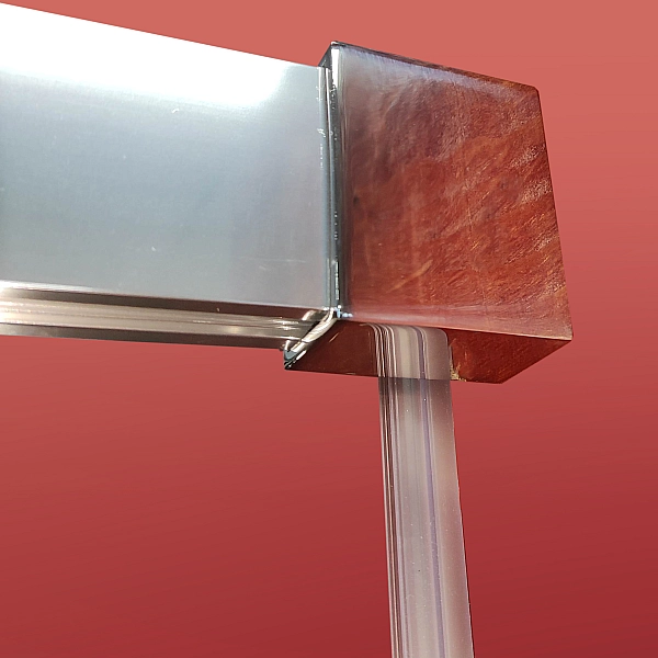 Двері в нішу Koer SR SD05-120x200-TR-01 прозоре скло Easy Clean 6мм, хром (KR5405) - Фото - 2