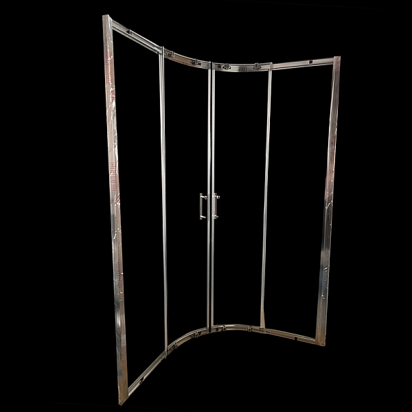 Душова кабіна без піддону Koer SR SC04-100x100x195-TR-01 прозоре скло Easy Clean 5мм, хром (KR5361) - Фото - 18