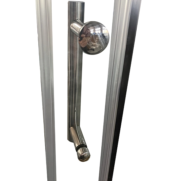 Душова кабіна без піддону Koer SR SC04-100x100x195-TR-01 прозоре скло Easy Clean 5мм, хром (KR5361) - Фото - 20