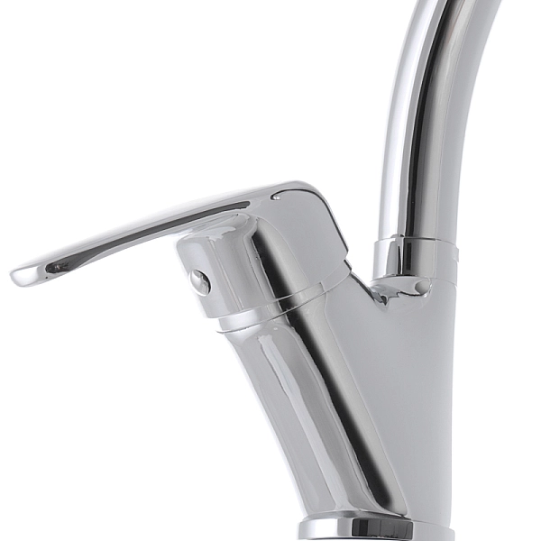 Змішувач для кухні Haiba Magic 011 з чорною ручкою (HB0676) - Фото - 2