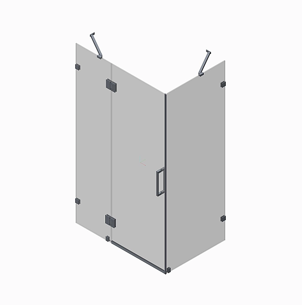 Бічна стінка до кабіни Koer SR SW04-90x200-TR-01 прозоре скло Easy Clean 10мм, хром (KR5390) - Фото - 23