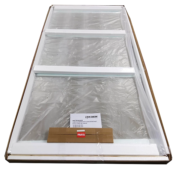 Бічна стінка до кабіни Koer SR SW04-90x200-TR-01 прозоре скло Easy Clean 10мм, хром (KR5390) - Фото - 31