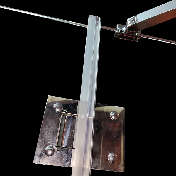 Бічна стінка до кабіни Koer SR SW04-90x200-TR-01 прозоре скло Easy Clean 10мм, хром (KR5390) - Фото - 12