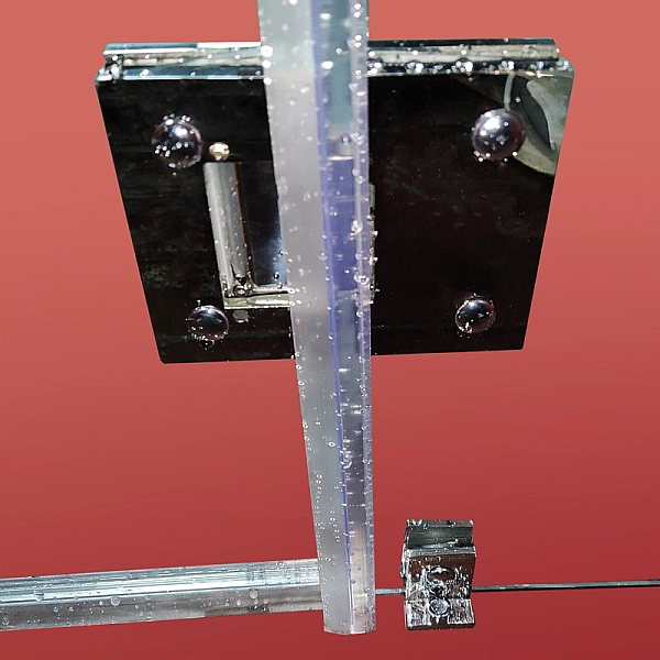 Бічна стінка до кабіни Koer SR SW04-90x200-TR-01 прозоре скло Easy Clean 10мм, хром (KR5390) - Фото - 34