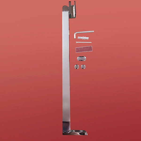 Бічна стінка до кабіни Koer SR SW04-90x200-TR-01 прозоре скло Easy Clean 10мм, хром (KR5390) - Фото - 15