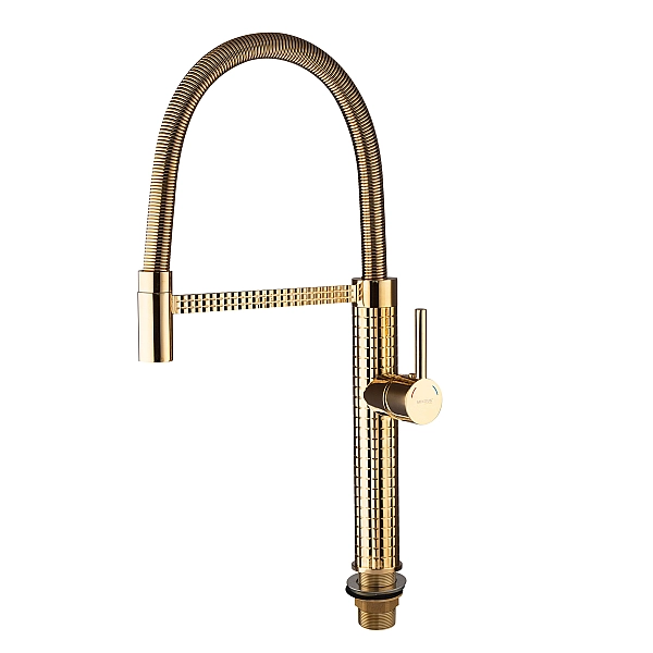 Змішувач для кухні Mixxus Premium Spark 017 GOLD (MI6972) - Фото - 4