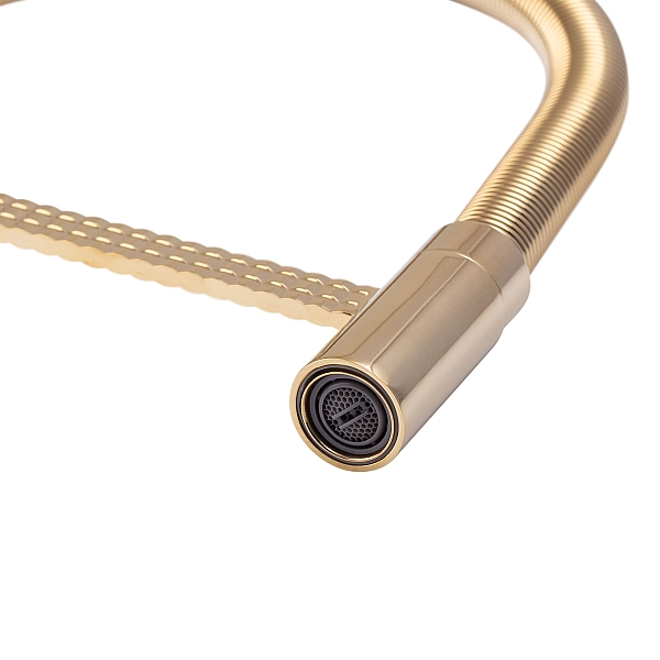 Змішувач для кухні Mixxus Premium Spark 017 GOLD (MI6972) - Фото - 6