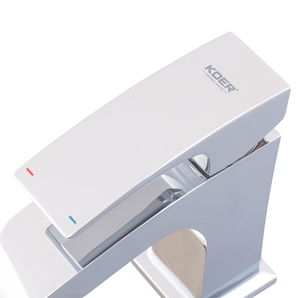 Змішувач для умивальника Koer KB-10007-01 (Колір хром) (KR3438) - Фото - 4