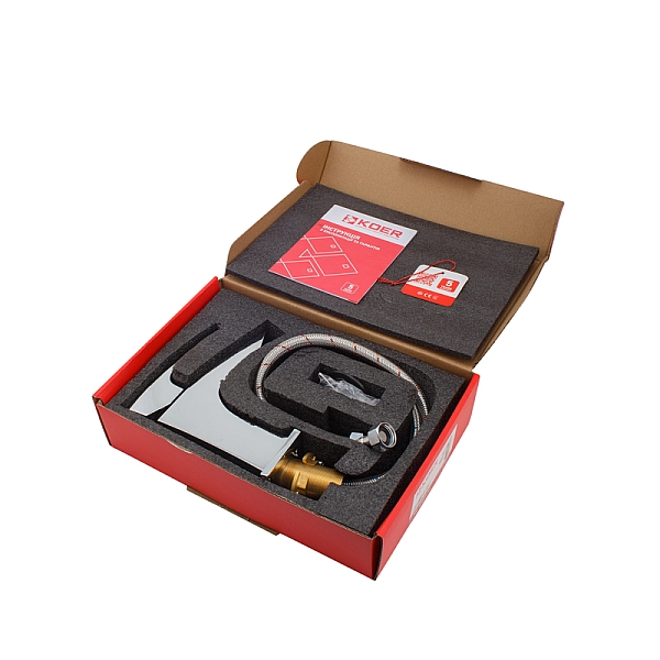 Змішувач для умивальника Koer KB-10007-01 (Колір хром) (KR3438) - Фото - 5