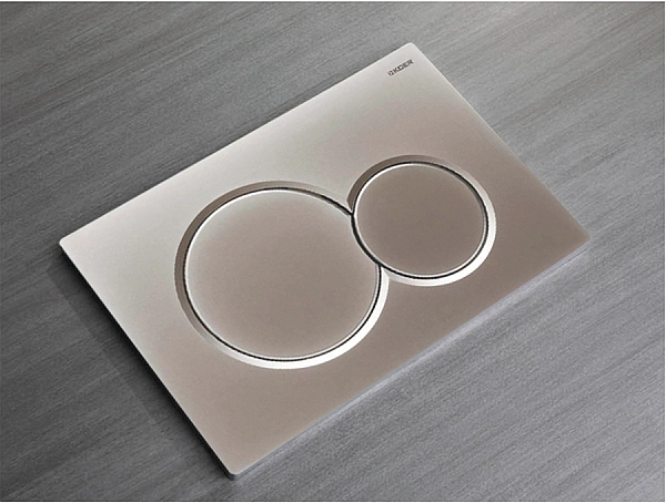 Панель змиву KOER KT-0601-14 пластикова, кнопка кругла (KR5177) - Фото - 5