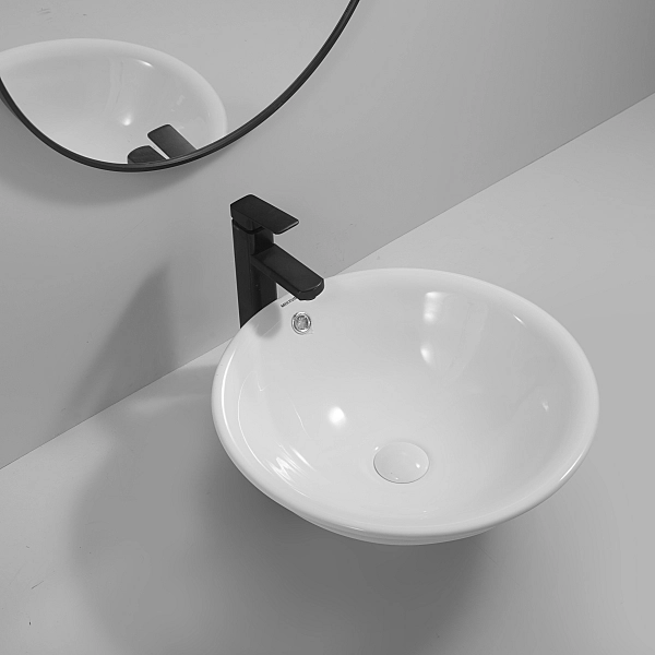 Раковина врізна на стільницю MIXXUS PREMIUM TOPPER-1601 470х470х180mm з переливом (MP6571) - Фото - 5