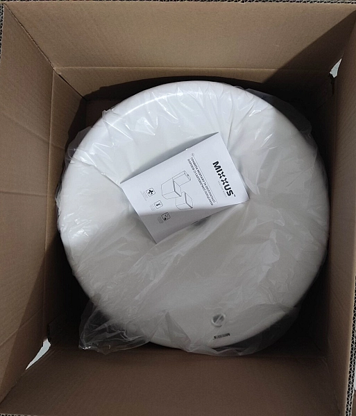 Раковина врізна на стільницю MIXXUS PREMIUM TOPPER-1601 470х470х180mm з переливом (MP6571) - Фото - 2