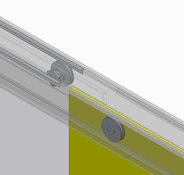 Двері в нішу Koer SR SD03-140x200-TR-01 прозоре скло Easy Clean 8мм, хром (KR5385) - Фото - 4