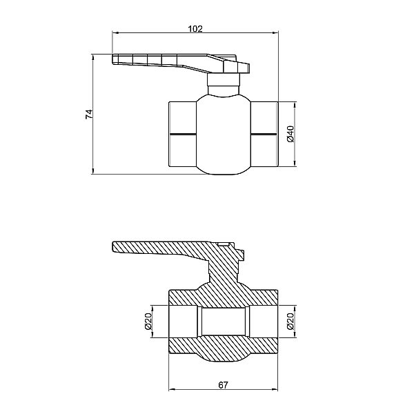 Кран кульовий PPR Thermo Alliance 20 - Фото - 2