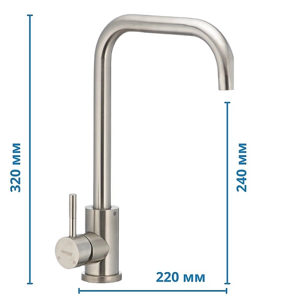 Кухонний змішувач Mixxus SUS 011-G (SS2794) - Фото - 2