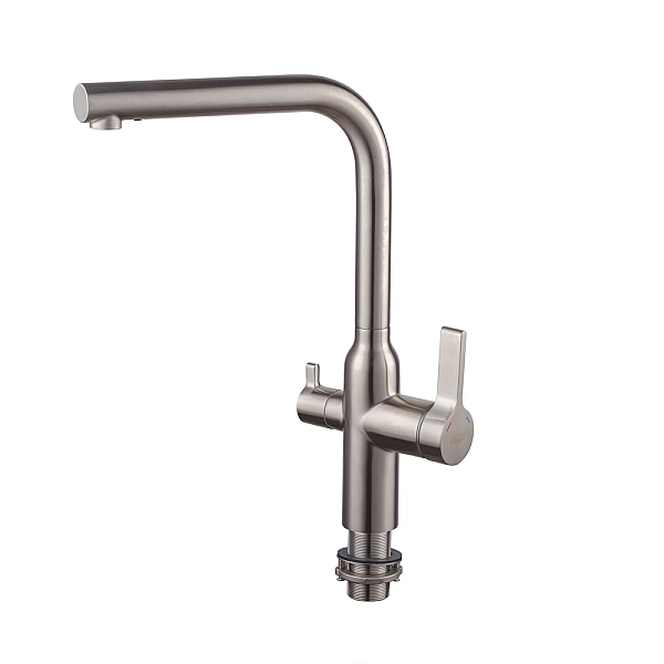 Змішувач для кухні з виходом для питної води Koer KI-72020-02 (з нерж. сталі) (KR4797) - Фото - 3