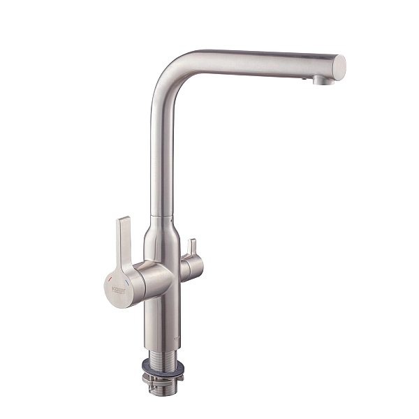 Змішувач для кухні з виходом для питної води Koer KI-72020-02 (з нерж. сталі) (KR4797) - Фото - 4
