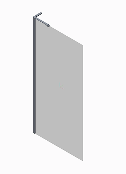 Душова перегородка Koer SR SP02-100x200-TR-12 Walk-In проз.скло Easy Clean 8мм, матове золото (KR5396) - Фото - 4