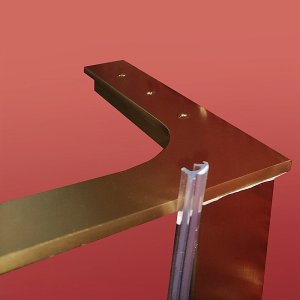 Душова перегородка Koer SR SP02-100x200-TR-12 Walk-In проз.скло Easy Clean 8мм, матове золото (KR5396) - Фото - 24