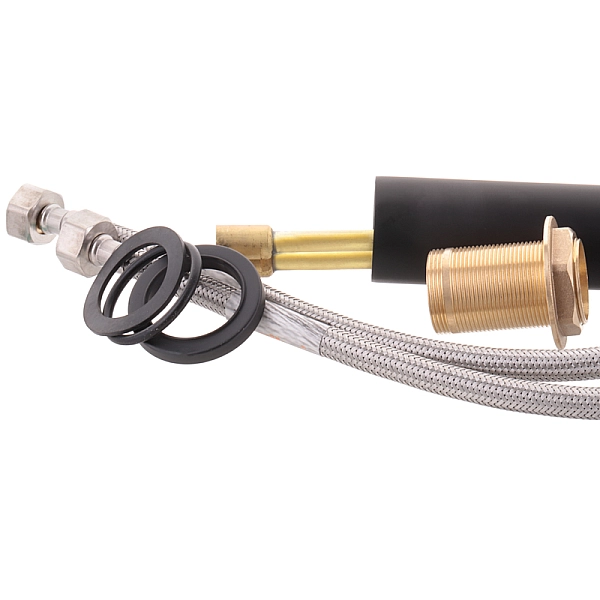 Змішувач для умивальника Haiba Alex 001 High Чорний (HB3923) - Фото - 2