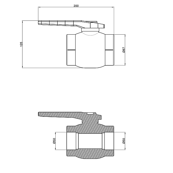 Кран кульовий PPR Thermo Alliance 50 - Фото - 2