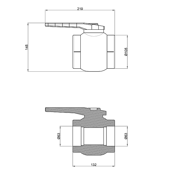 Кран шаровой PPR Thermo Alliance 63 - Фото - 2