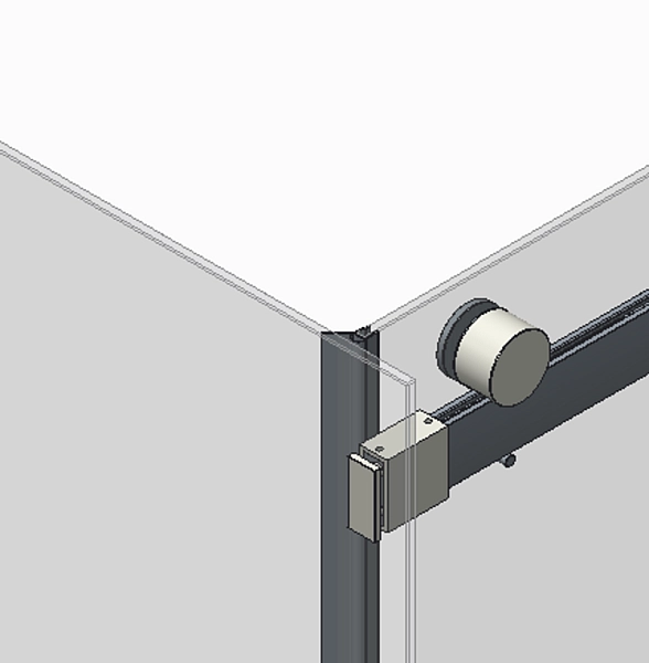 Бічна стінка до кабіни Koer SR SW01-90x200-TR-01 прозоре скло Easy Clean 8мм, хром (KR5381) - Фото - 23