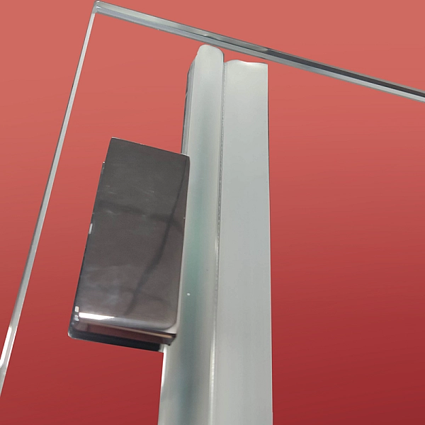 Бічна стінка до кабіни Koer SR SW01-90x200-TR-01 прозоре скло Easy Clean 8мм, хром (KR5381) - Фото - 9