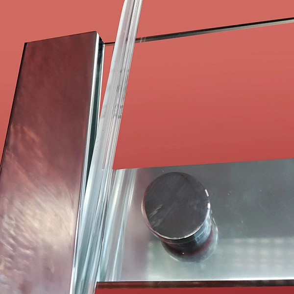 Бічна стінка до кабіни Koer SR SW01-90x200-TR-01 прозоре скло Easy Clean 8мм, хром (KR5381) - Фото - 22