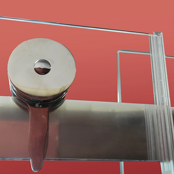 Бічна стінка до кабіни Koer SR SW01-90x200-TR-01 прозоре скло Easy Clean 8мм, хром (KR5381) - Фото - 26