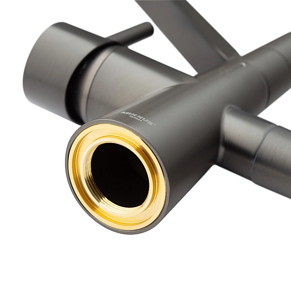 Змішувач для кухні Mixxus Premium Magnet 021 GRAPHITE REFL.BLACK (MI6975) - Фото - 3