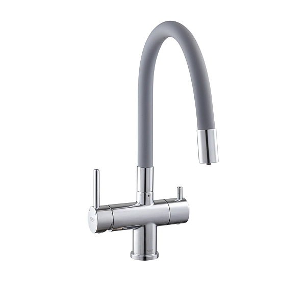 Кухонний змішувач з силік. виливом і вих. для питної води KOER KB-72002-01 (KR3383) - Фото - 11