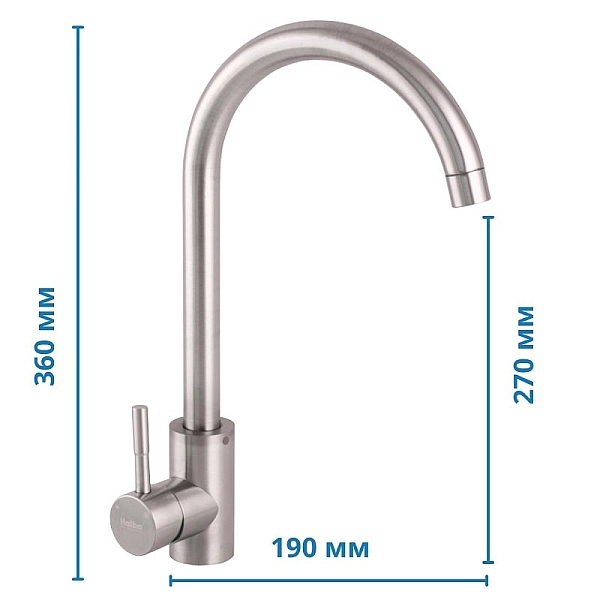 Змішувач для кухні Haiba SUS 011 (HB0992) - Фото - 2