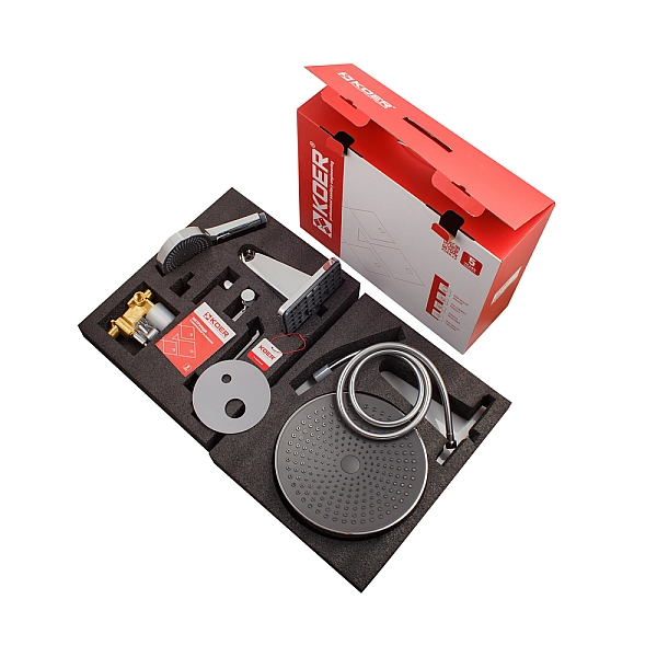 Вбудована душова система Koer KB-66029-01 3 функції, колір хром (KR5483) - Фото - 3