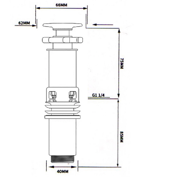 Раковина накладна Mixxus Premium STYLE-0202 600х350х140mm з донним клапаном та отвором під змішувач (MP6512) - Фото - 7