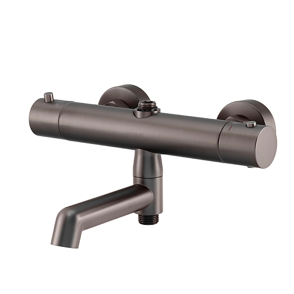 Душова колонна з термостатичним змішувачем Koer KB-57029-07 3 функції, колір графіт (KR5498) - Фото - 9