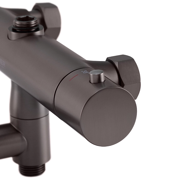 Душова колонна з термостатичним змішувачем Koer KB-57029-07 3 функції, колір графіт (KR5498) - Фото - 5