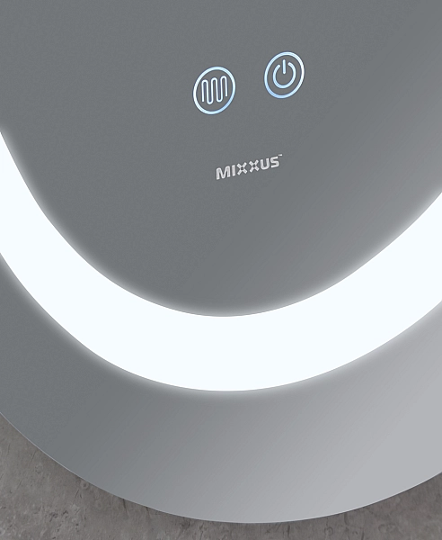 Дзеркало Mixxus PLAIN MV03-50x70 з Led Touch, Anti-fog, димером, регулятором яскравості (MI6664) - Фото - 9