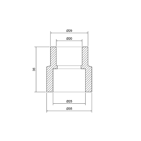 Муфта PPR Thermo Alliance 25х20 - Фото - 2