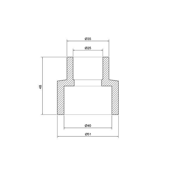 Муфта PPR Thermo Alliance 40х25 - Фото - 2