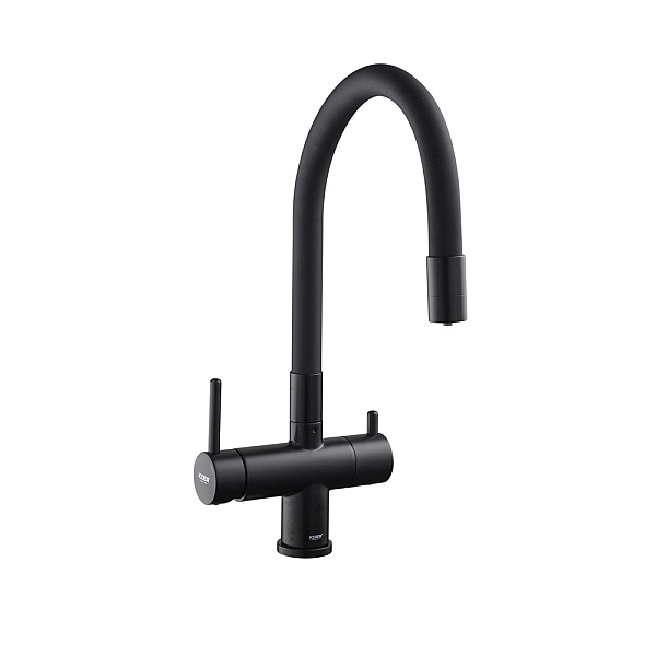 Кухонний змішувач з силік. виливом і вих. для питної води KOER KB-72002-05 (KR3384) - Фото - 10