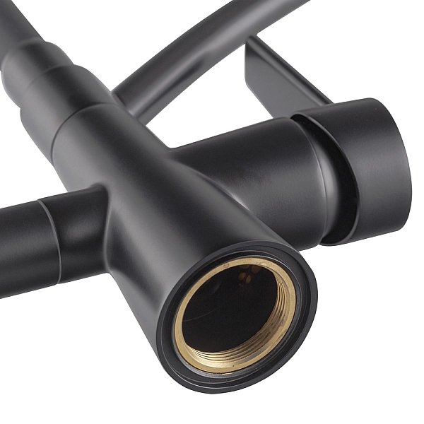 Кухонний змішувач з силік. виливом і вих. для питної води KOER KB-72003-05 (KR3376) - Фото - 7